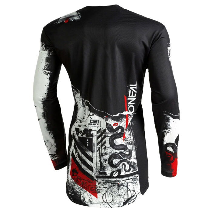 Maillot Mayhem Scarz Negro/Blanco - Imagen 2